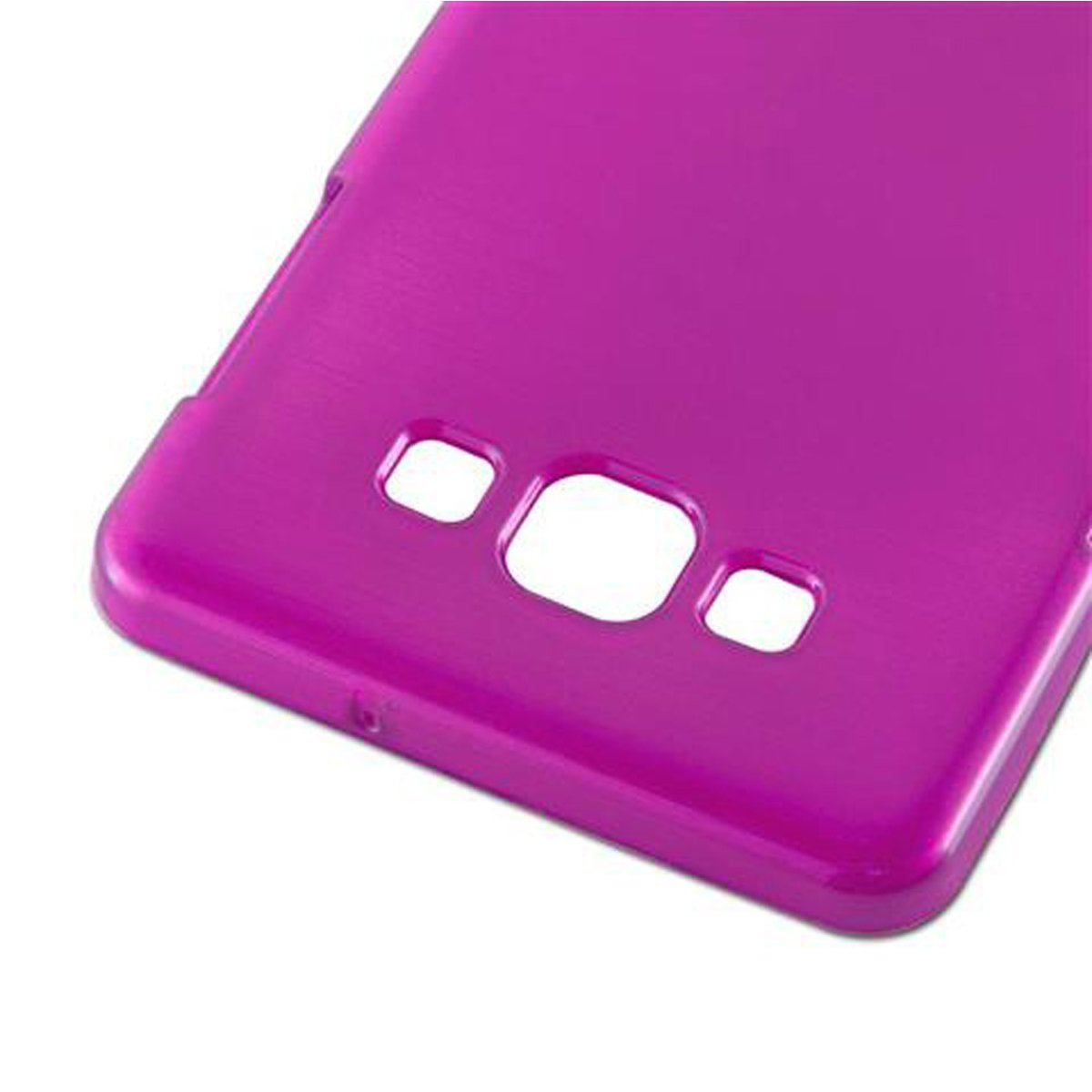 PINK Backcover, A7 Galaxy CADORABO Hülle, Samsung, TPU Brushed 2015,