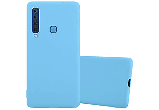 carcasa de móvil  - Funda flexible para móvil - Carcasa de TPU Silicona ultrafina CADORABO, Samsung, Galaxy A9 2018, candy azul