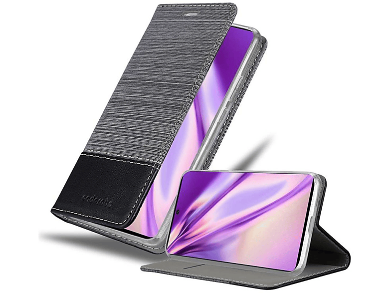 CADORABO Schutzhülle im Style, Galaxy Bookcover, 5G, SCHWARZ A71 GRAU Book Samsung, Jeans