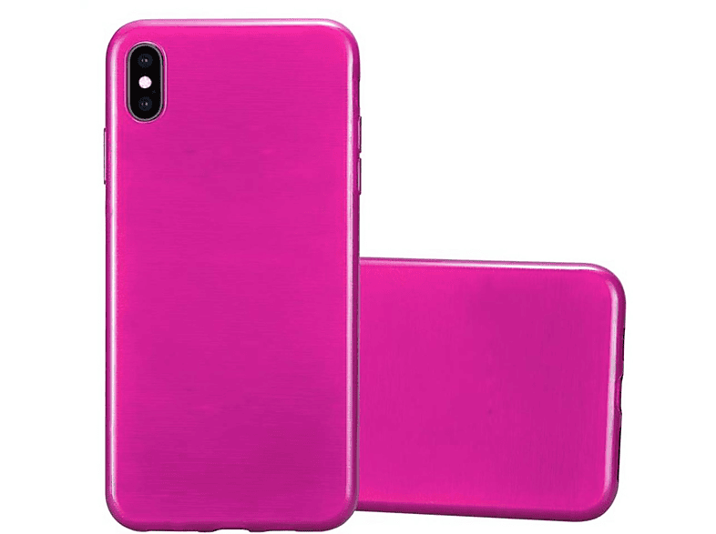 CADORABO TPU Brushed Hülle, Backcover, MAX, XS Apple, iPhone PINK