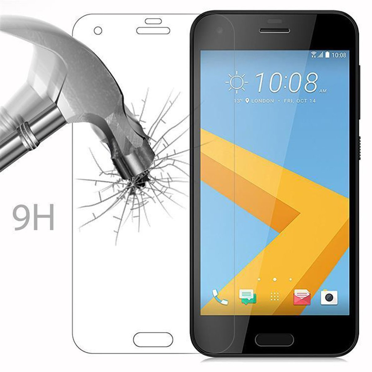 HTC Schutzfolie(für CADORABO Schutzglas ONE Glas Tempered A9S)