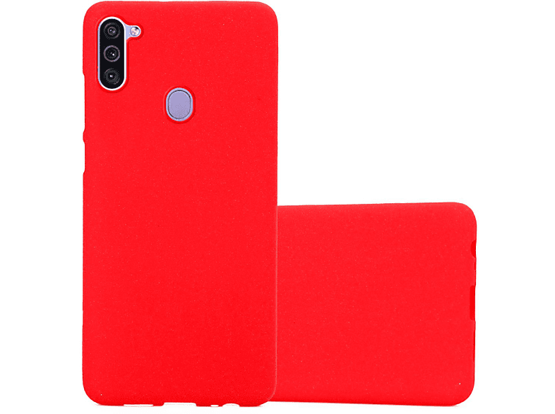 CADORABO TPU Frosted Schutzhülle, Backcover, A11 / M11, ROT Galaxy FROST Samsung