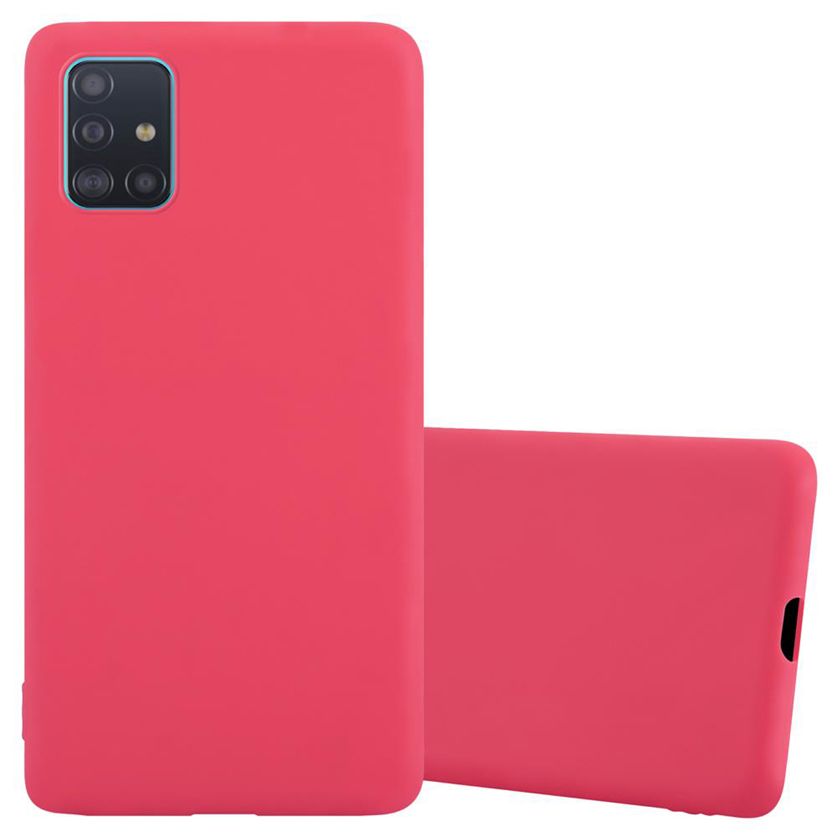 Galaxy A51 ROT Style, Samsung, CADORABO CANDY Candy Hülle Backcover, TPU im 5G,