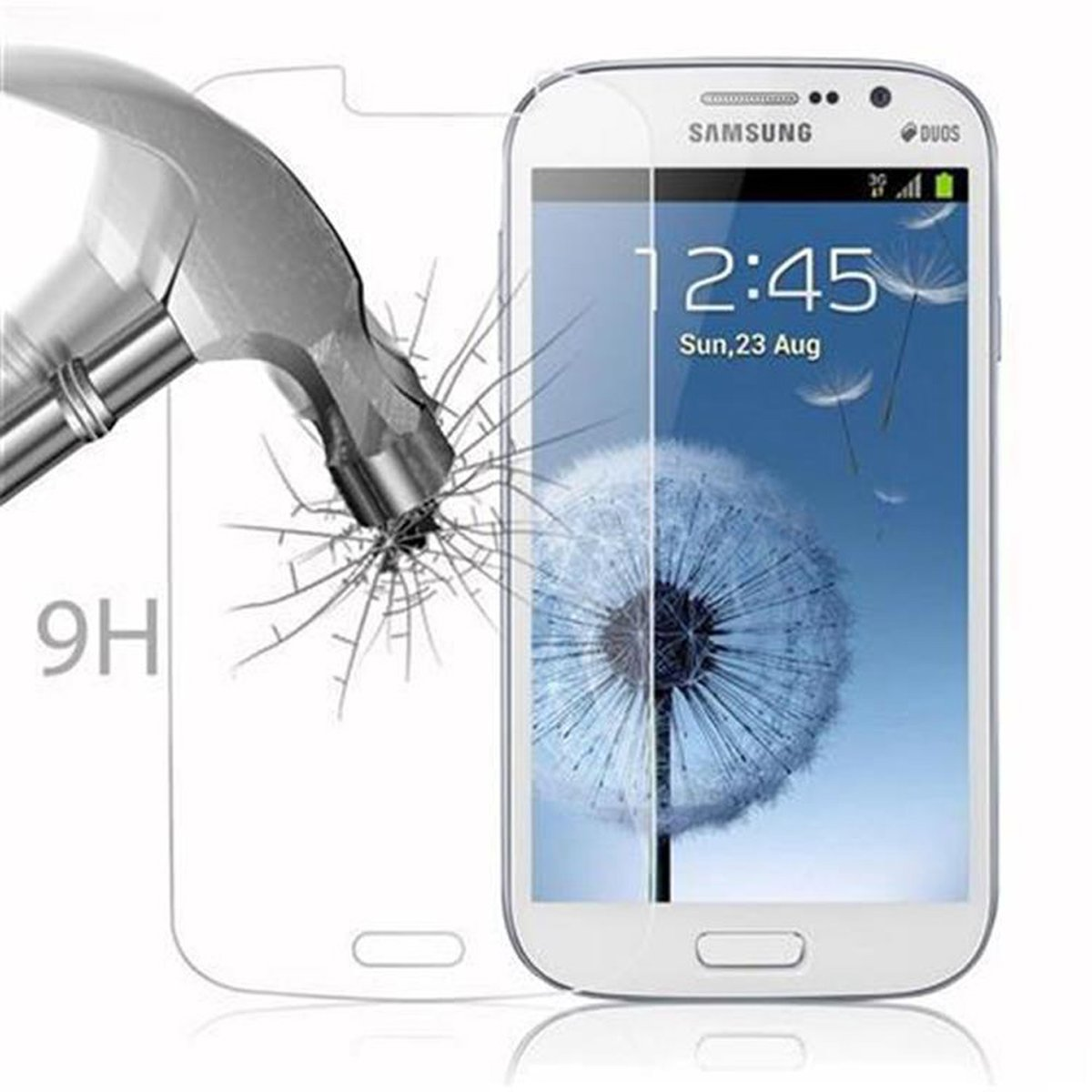 Schutzfolie(für Galaxy CADORABO Tempered Glas Samsung / GRAND NEO) Schutzglas DUOS GRAND