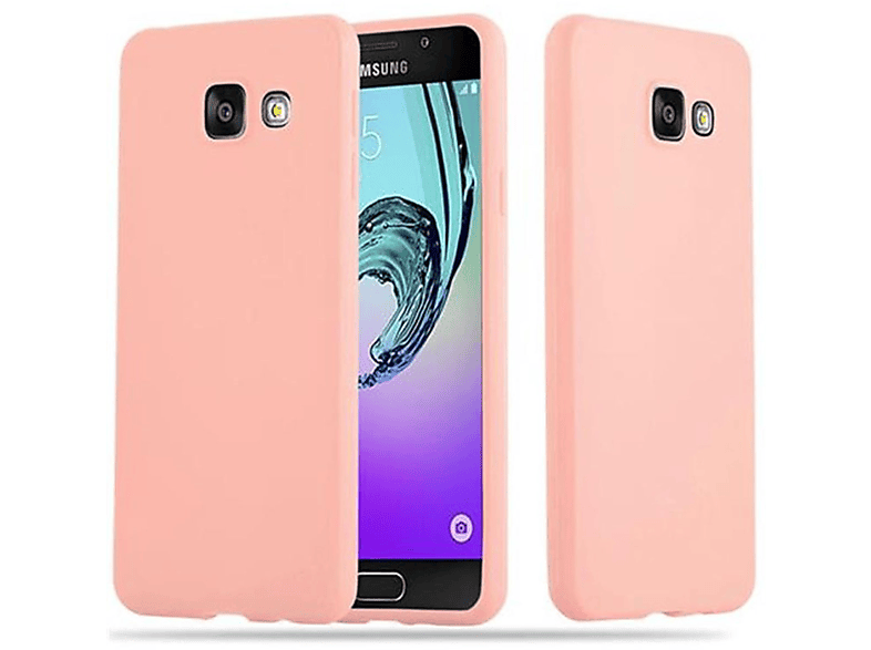 CADORABO Hülle im TPU Candy Galaxy ROSA Samsung, Backcover, CANDY 2016, Style, A5