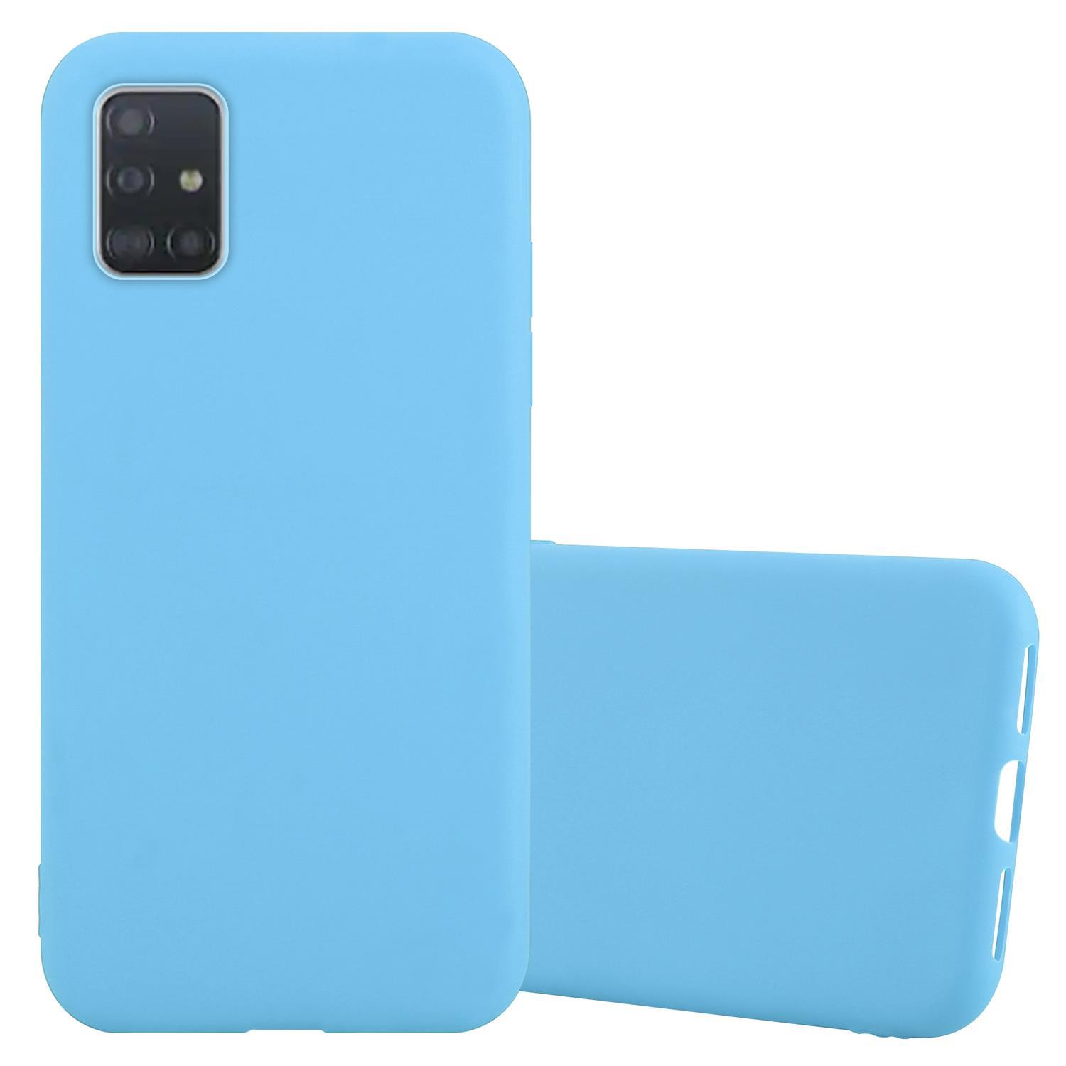 A52s, Style, A52 Galaxy Samsung, (4G Hülle Candy TPU im CADORABO 5G) Backcover, BLAU / / CANDY