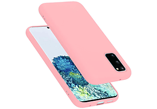 carcasa de móvil  - Funda flexible para móvil - Carcasa de TPU Silicona ultrafina CADORABO, Samsung, Galaxy S20 44233, liquid rosa