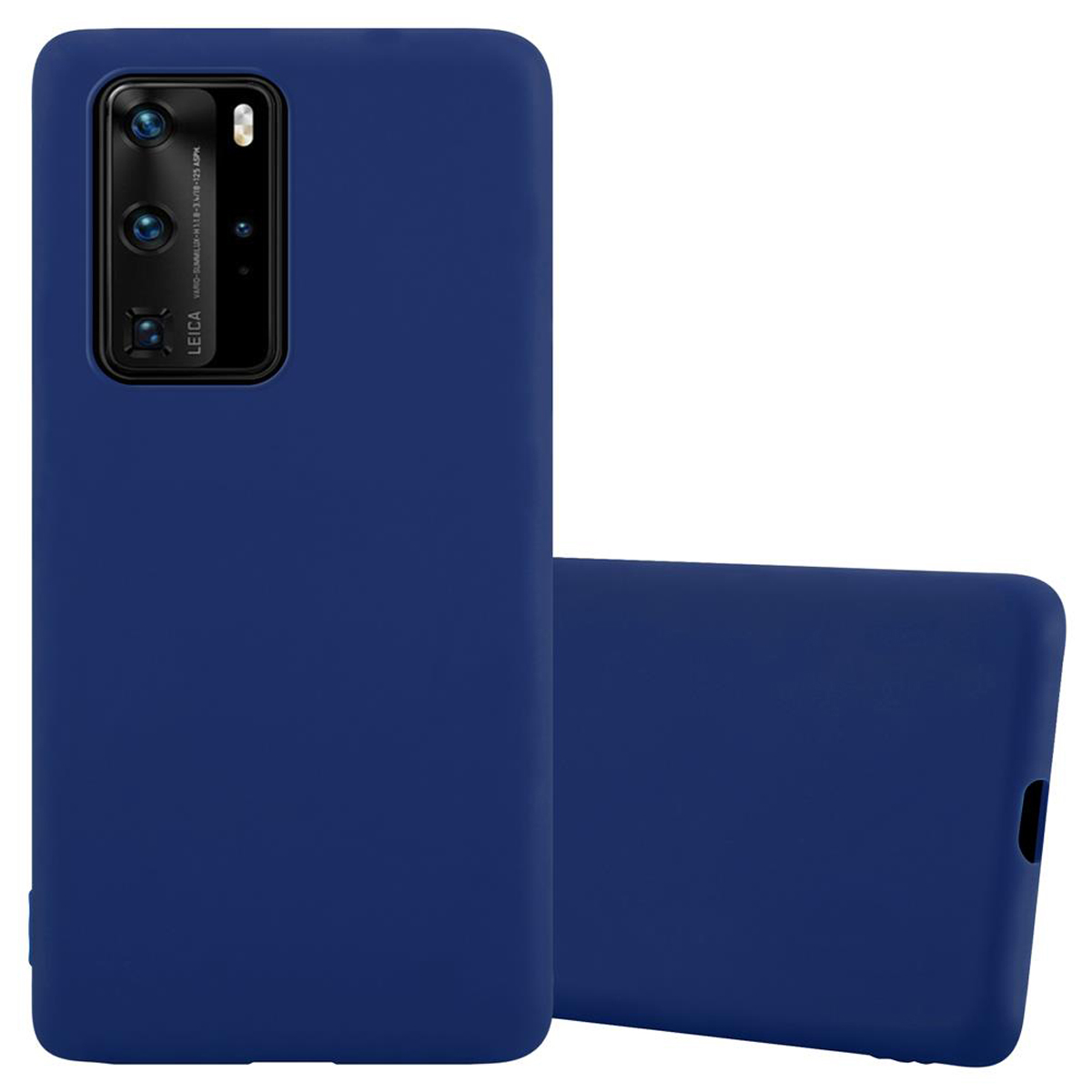 CANDY PRO+, Backcover, Huawei, P40 BLAU / P40 Style, Hülle im DUNKEL TPU Candy PRO CADORABO