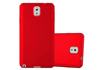 carcasa de móvil Funda rígida para móvil de plástico duro – Carcasa Hard Cover protección;CADORABO, Samsung, Galaxy NOTE 3, metal rojo