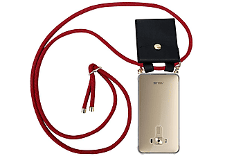 carcasa de móvil  - Funda flexible para móvil - Carcasa de TPU Silicona ultrafina CADORABO, Asus, ZenFone 3 Deluxe, rojo rubí