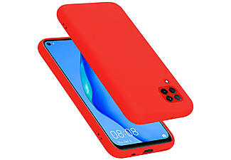 carcasa de móvil  - Funda flexible para móvil - Carcasa de TPU Silicona ultrafina CADORABO, Huawei, P40 LITE / NOVA 6 SE / NOVA 7i, liquid rojo