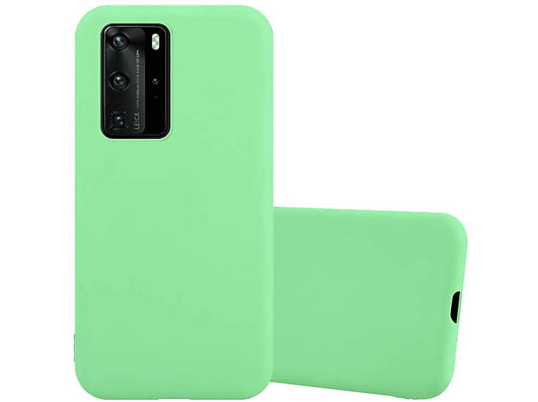 PRO+, P40 CADORABO TPU im PRO Huawei, CANDY PASTELL Hülle P40 GRÜN Backcover, / Candy Style,