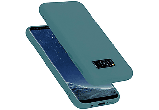 carcasa de móvil  - Funda flexible para móvil - Carcasa de TPU Silicona ultrafina CADORABO, Samsung, Galaxy S8 PLUS, liquid verde