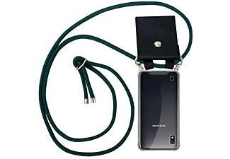 carcasa de móvil  - Funda flexible para móvil - Carcasa de TPU Silicona ultrafina CADORABO, Samsung, Galaxy A10, verde ejército