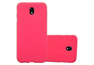 CADORABO TPU Silikon Frosted Hülle, Backcover, Samsung, Galaxy J5 2017, FROST ROT