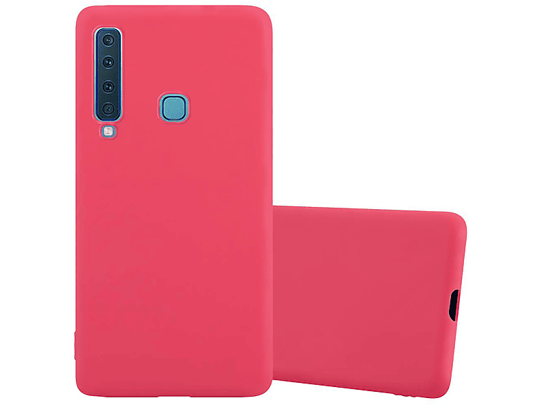 CADORABO Hülle im TPU Candy Style, Backcover, Samsung, Galaxy A9 2018, CANDY ROT