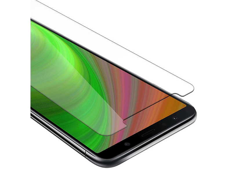CADORABO Schutzglas Tempered Glas Schutzfolie(für Samsung Galaxy A7 2018)