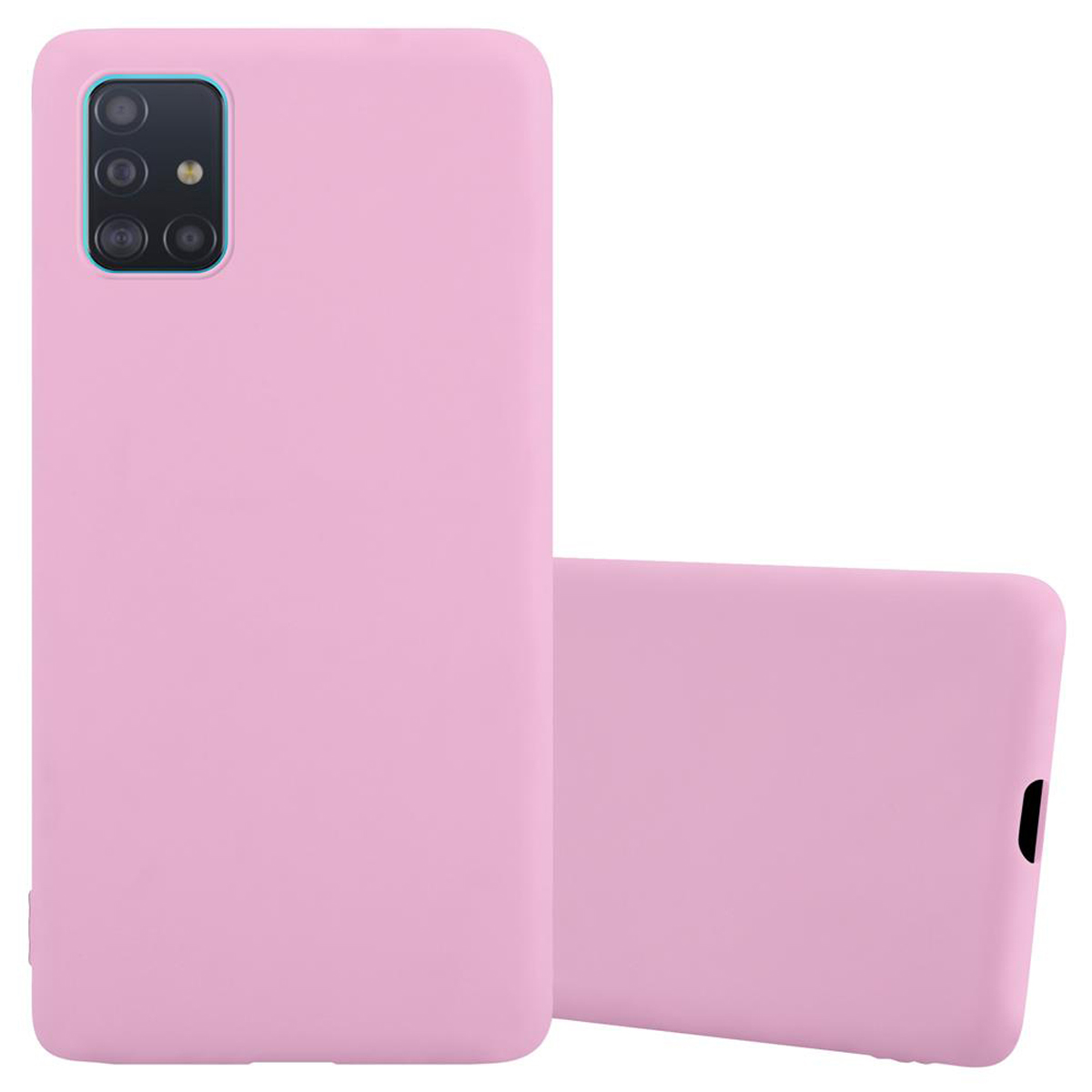 5G, Style, A51 Samsung, CADORABO Candy Backcover, CANDY ROSA Galaxy Hülle TPU im