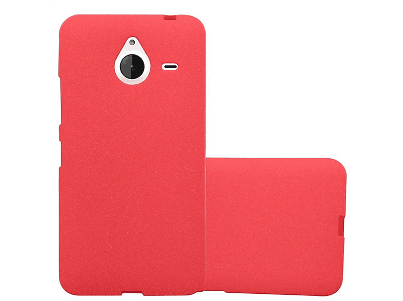 CADORABO TPU Frosted 640 ROT Backcover, XL, Lumia FROST Nokia, Schutzhülle