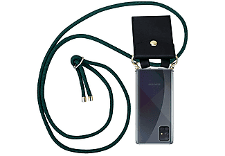 carcasa de móvil  - Funda flexible para móvil - Carcasa de TPU Silicona ultrafina CADORABO, Samsung, Galaxy A51, verde ejército