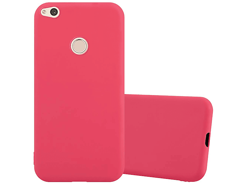 CADORABO Hülle im TPU Candy Style, Backcover, Huawei, P8 LITE 2017 / P9 LITE 2017, CANDY ROT