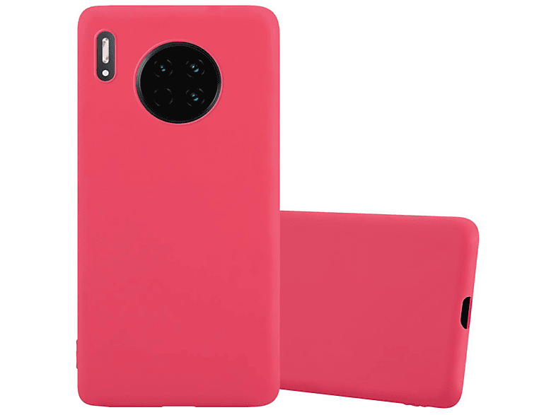 CADORABO Custodia Compatibile Con Huawei Mate 40 Pro In Rosso Mela