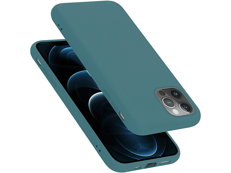 GRÜN Apple, im PRO iPhone Style, Hülle MAX, 13 Silicone LIQUID Liquid Backcover, CADORABO Case