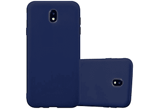 carcasa de móvil Funda flexible para móvil - Carcasa de TPU Silicona ultrafina;CADORABO, Samsung, Galaxy J3 2017, candy azul oscuro