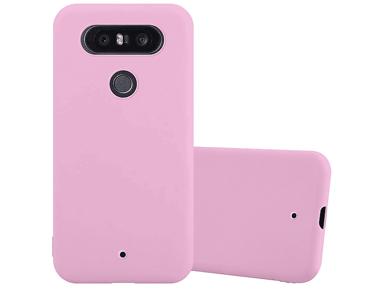 CADORABO Hülle im Candy Q8, LG, Backcover, Style, TPU ROSA CANDY