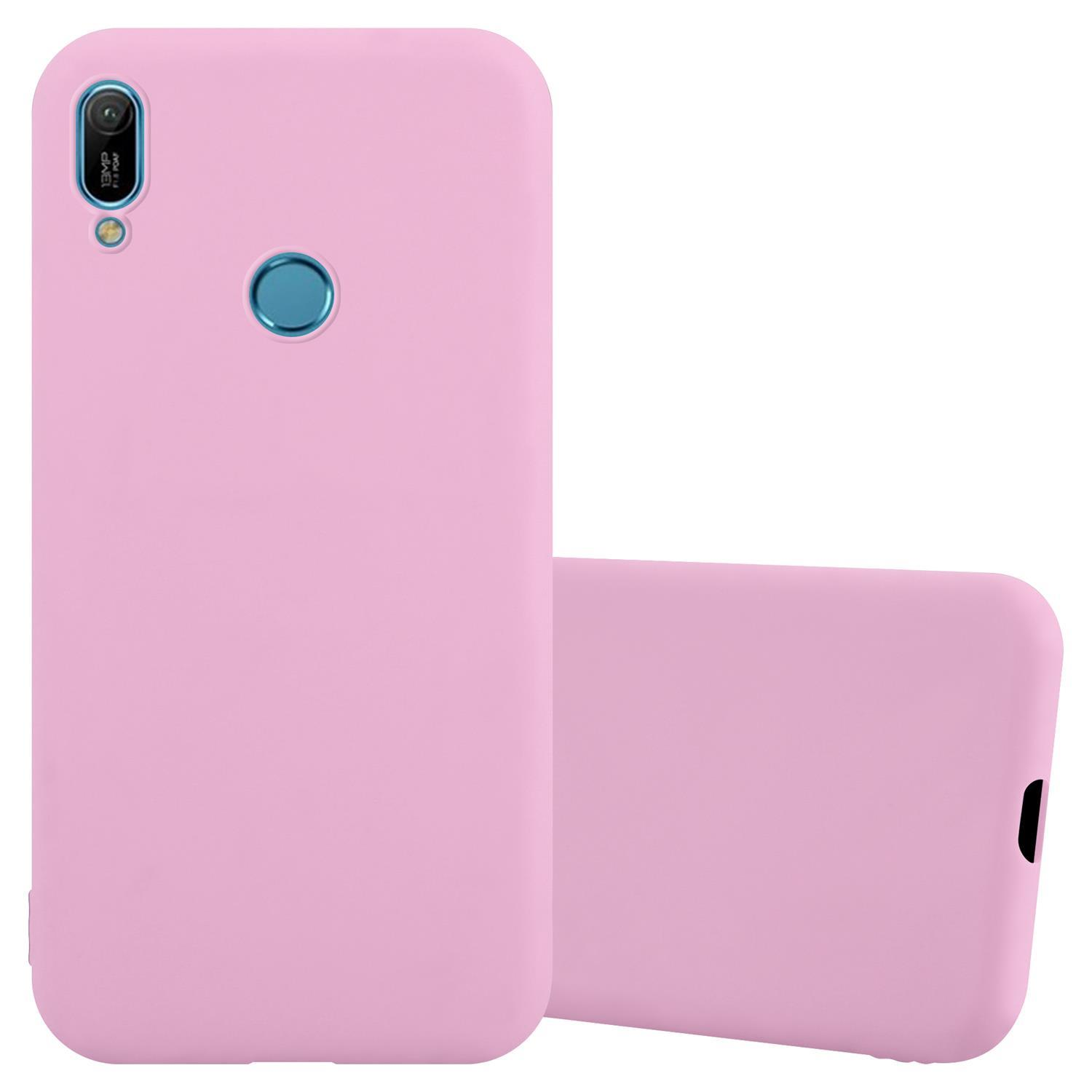 CADORABO Hülle im TPU Candy Backcover, Y6 2019, CANDY Style, Huawei, ROSA