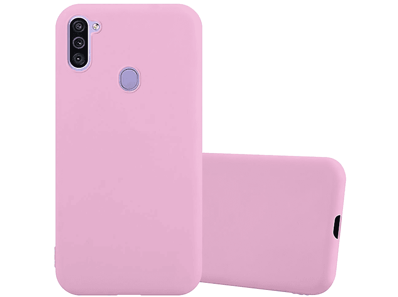 CANDY Style, Hülle A11 CADORABO Candy TPU ROSA / M11, Samsung, Backcover, im Galaxy