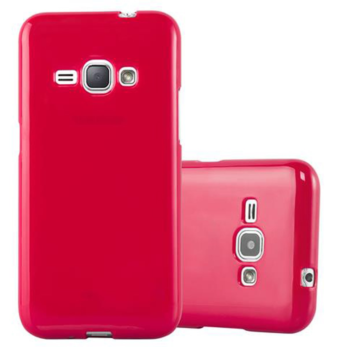 Galaxy Samsung, J1 ROT 2015, CADORABO Backcover, Handyhülle, TPU Jelly JELLY