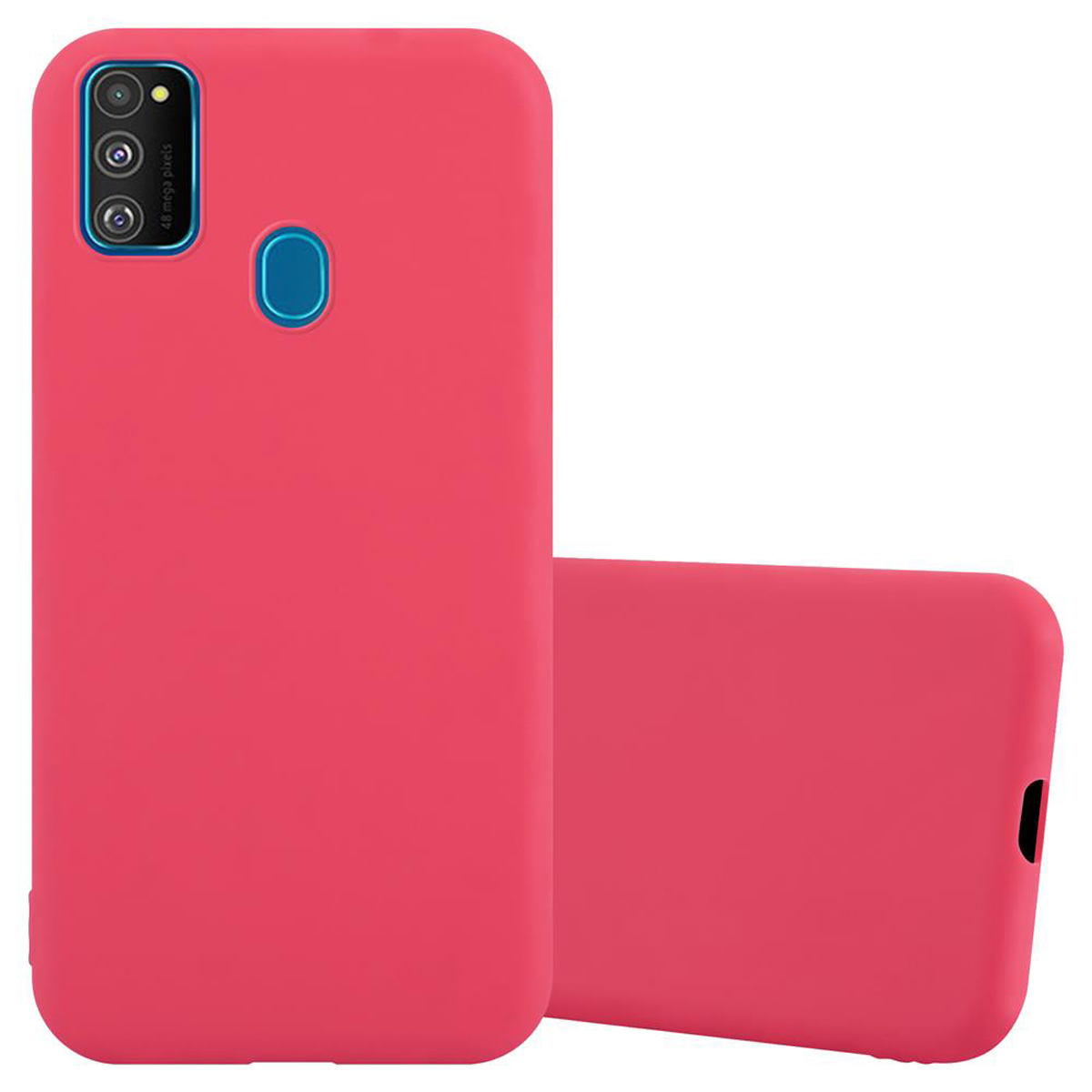 Style, M21 Samsung, / TPU M30s, CANDY im CADORABO Galaxy Hülle Backcover, Candy ROT