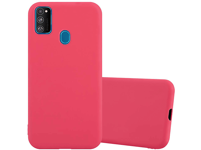 CADORABO Hülle im TPU Candy Style, Backcover, Samsung, Galaxy M21 / M30s, CANDY ROT