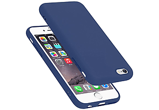 carcasa de móvil  - Funda flexible para móvil - Carcasa de TPU Silicona ultrafina CADORABO, Apple, iPhone 6, liquid azul