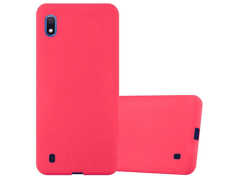 CADORABO ROT Galaxy FROST TPU Samsung, / M10, Schutzhülle, A10 Frosted Backcover,