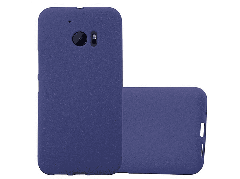 CADORABO TPU Frosted Schutzhülle, Backcover, HTC, ONE M10, FROST DUNKEL BLAU