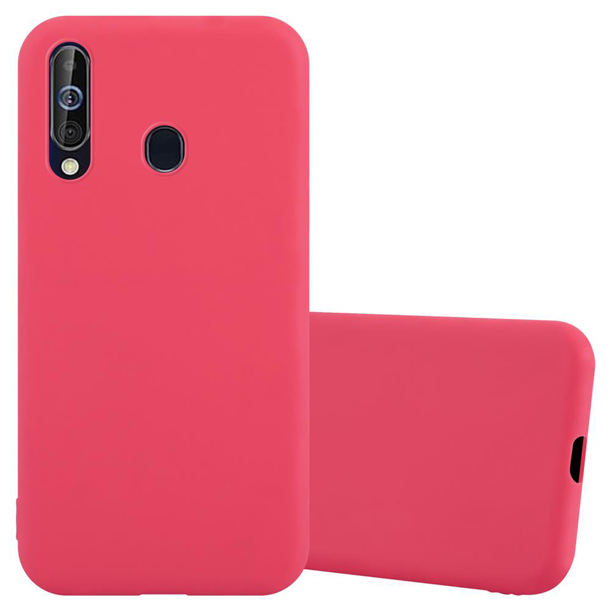 CADORABO Hülle im TPU A60 CANDY M40, Candy Samsung, ROT Galaxy / Style, Backcover