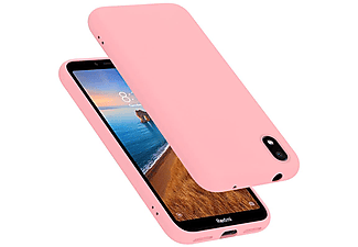 carcasa de móvil  - Funda flexible para móvil - Carcasa de TPU Silicona ultrafina CADORABO, Xiaomi, RedMi 7A, liquid rosa