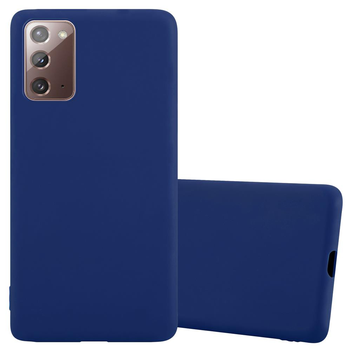 CADORABO Hülle im TPU Galaxy Backcover, DUNKEL Candy Samsung, BLAU Style, 20, NOTE CANDY