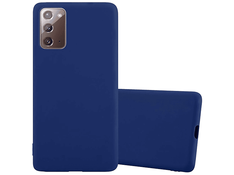 CADORABO Hülle im TPU Galaxy Backcover, DUNKEL Candy Samsung, BLAU Style, 20, NOTE CANDY