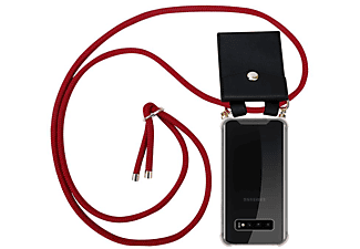 carcasa de móvil  - Funda flexible para móvil - Carcasa de TPU Silicona ultrafina CADORABO, Samsung, Galaxy S10, rojo rubí
