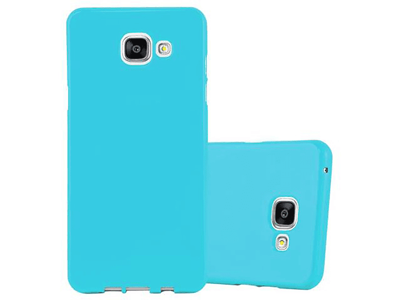 CADORABO TPU Jelly Handyhülle, Backcover, Galaxy Samsung, BLAU HELL A5 JELLY 2015