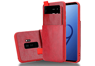 carcasa de móvil  - Funda flexible para móvil - Carcasa de TPU Silicona ultrafina CADORABO, Samsung, Galaxy S9 PLUS, rojo guinda
