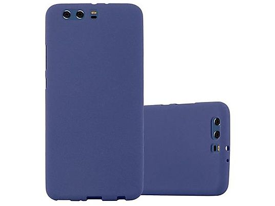 carcasa de móvil - CADORABO Funda flexible para móvil - Carcasa de TPU Silicona ultrafina, Compatible con Huawei P10 PLUS, frost azul oscuro