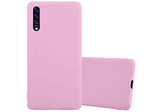 carcasa de móvil  - Funda flexible para móvil - Carcasa de TPU Silicona ultrafina CADORABO, Samsung, Galaxy A30s, candy rosa