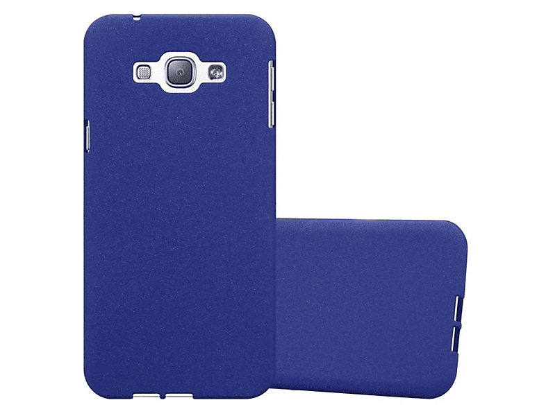 DUNKEL Galaxy TPU BLAU CADORABO Frosted A8 Samsung, FROST Schutzhülle, Backcover, 2015,