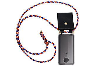 carcasa de móvil  - Funda flexible para móvil - Carcasa de TPU Silicona ultrafina CADORABO, Motorola, MOTO G5S PLUS, naranja azul blanco