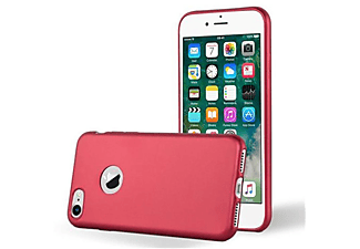 CADORABO TPU Matt Metallic Silikon Hülle, Backcover, Apple, iPhone 7 / 7S / 8 / SE 2020, METALLIC ROT