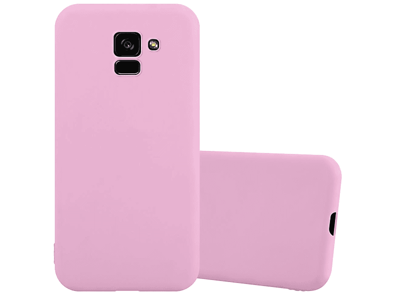 CADORABO Hülle im TPU Candy Style, Backcover, Samsung, Galaxy A5 2018, CANDY ROSA